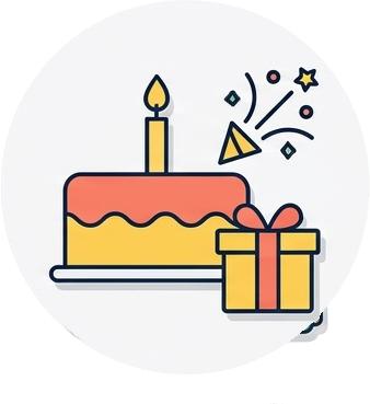 Icono de cumpleaños